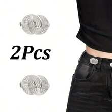 1Pc/2/3/4Pcs Jeans Waist Buckle, Universal Waist Adjuster For Skirts And Pants, Tool-Free Adjustable Buckle, Multiple Colors Available - Multicolor - View 21