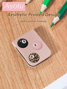 Ayotu Lucky Pool Shot Bookmark, Personalized Magnetic Bookmark,Dinosaur PU Leather,Stylish Design, Ideal For Reading, Journaling And DIY Crafts, Unique Stationery Decor For Book Lovers, Perfect For Middle School, High School, College And Art Students. - Multicolor - View 12