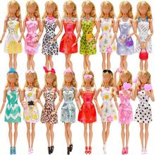 24pcs Doll Clothing Set, Multiple Styles 5pcs Shoes, 5pcs Dresses, 6pcs Necklaces, 6pcs Crowns, Gift 2pcs Glasses (Fits 11.5 Inch Tall Dolls, Doll Not Included) - Color and Style Are Random. - View 5