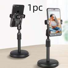 Adjustable Height & Angle Phone Stand, Desktop Phone Holder, Universal For 3.5" To 6.7" Smartphones, Suitable For Home, Office, Work, Leisure, Video Calls, Live Streaming, Stable Base, Easy To Use - Multicolor - View 2