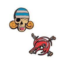 1 buah Aksesori Pakaian Ransel, Topi, dan Hiasan Enamel Kartun One Piece Berlisensi Toei Animation, Dapat Dikoleksi, atau Diberi Hiasan pada Topi. - A - View 6