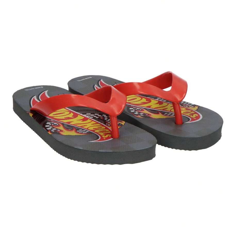 Cerdá Hot Wheels 兒童人字拖,尺寸 28/29,灰色鞋面搭配紅色 EVA 鞋帶 - 免費送貨 ✅ 西班牙大陸地區 24/48 小時送達 - 彩色 - 查看 1