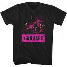 Garbage Grunge Photo One Mile High Men's T Shirt Rock Band Music Merch - 黑色 - 查看 1