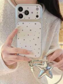 Ốp lưng điện thoại da hồng phong cách dịu dàng đính nơ phồng, tương thích với iPhone 17 Pro Max, 17 New, 16 Pro, 14, 13, 15, bao phủ toàn diện chống sốc, dành cho nữ, siêu đẹp - Bạc - Xem 2