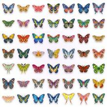50 hojas de pegatinas transparentes de PET con patrón de mariposa vívido, duraderas e impermeables, calcomanías decorativas para arte y scrapbooking - 50 unidades - Ver 12