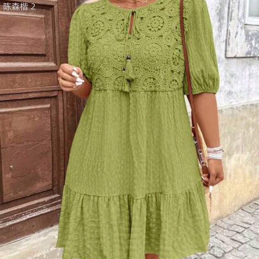 Plus Size Bodysuits - Lime Green - View 1