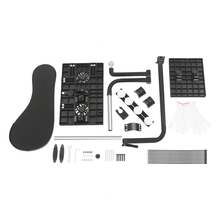 YUNRUX Adjustable Keyboard Stand For Desks With Cooling Fans And USB Power Supply, Height 42-60 Cm, Robust ABS And Stainless Steel Construction, Ideal For Offices - 黑色 - 查看 11