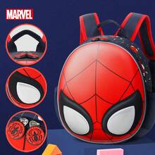 Marvel 迪士尼蜘蛛人 3D 大容量防水後背包，適合 3-6 歲兒童旅行與開學季 - 單件 - 查看 11