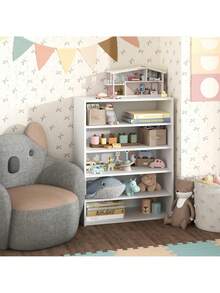 1565 Stackable 5-Shelf Organizer, White - Organizer - View 7
