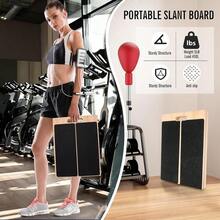 New Wooden Calf Incline Board For Yoga Workout Slant Board Calf Stretcher Folded - 25B-wIN-uK-slant Board - View 11
