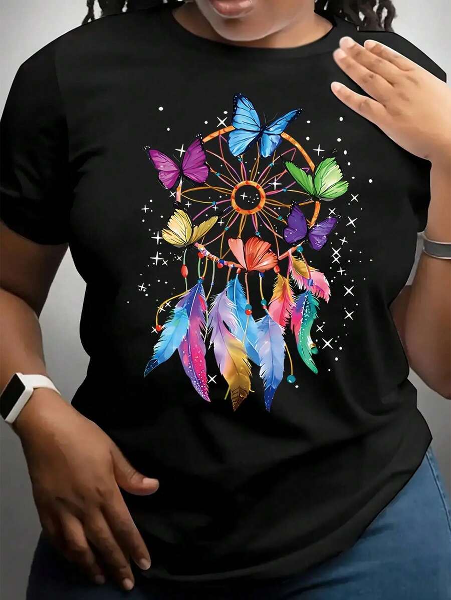 Women T-Shirts - Black - View 1