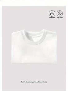 Men's T-Shirt Made Of 180g Cotton, Printed On Both Sides, Comfortable, Casual, Versatile And Fashionable, A Must-Have Short-Sleeved T-Shirt With A Round Neck For Men, As A Gift. - 白色 - 查看 2