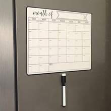 1 Stück abwischbarer Kühlschrankkalender, geeignet für Kühlschrank, Whiteboard, abwischbarer Kalender, wiederverwendbar, leicht zu reinigen, mit wöchentlichem und monatlichem Design, sehr praktisch für die Zeitplanung, geeignet für Büro, Zeitplanung zu Hause, nützliches magnetisches Kalenderset für Zuhause - Mehrere Spezifikationen - Übersicht 6