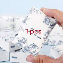 1/5/10/20/30/50pcs Elegant Floral Tissue Paper Set, Soft Wedding Birthday Party Favors, Printed With "May You Shed Tears Of Joy" Text, Suitable For Brides, Grooms And Guests, Decorative Tabletop Display, Applicable For Wedding Favors - A - View 12
