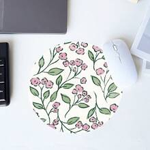 1 Cute Flower And Flower Mouse Pad, Circular Mouse Pad For Office Desk, Small Mini Travel Mouse Pad With Anti Slip Rubber Base, 7.87 Inch Diameter Suitable For Work, Wireless Computer, Laptop, Office Desk Accessory, Single 47g - View 15