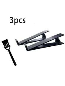 3PCS Keyboard Tilt Stand With Cleaning Brush, Portable Non-Slip Keyboard Lifter For Office Desk, Comfortable Typing Angle Keyboard Feet For Mechanical/Gaming Keyboards, Space-Saving Desktop Accessory For Office, Home And Gaming Setup, Universal Keyboard Stand Feet With Non-Slip Pads - Sets - View 16