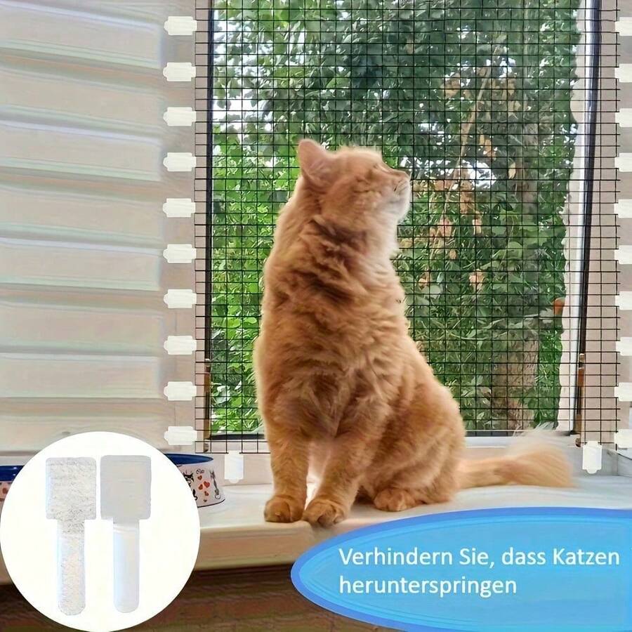 30 Stück Outdoor Klebehaken, geeignet für Katzennetz, Balkon, ohne Bohren erforderlich Balkon Katzennetz Klebehaken, verwendbar für Balkon Katzennetz, Balkon und Balkon Netz Katzenbefestigung, Katzenschutznetz (Katzennetz nicht enthalten) - 30 Stück - Übersicht 1