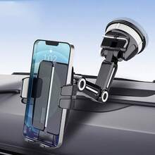 汽車手機支架，可調節長臂吸盤式手機架，360°旋轉，強力黏著，防滑，適用於卡車及所有智慧型手機，免持導航支架 - A - 查看 9