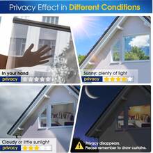 Double-Sided Silver Window Sun Protection Film, Classic Color With Premium Texture, Efficiently Reflects Heat Sources. Blocks Sunlight And Lowers Temperature While Providing One-Way Privacy, Creating A Comfortable And Private Home Environment. - 1PC - View 3