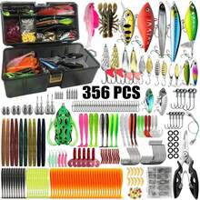 366/149/136/88/86pcs Trout/Perch/Bass Multi-Bait Fishing Tackle Set, Multi-Layer Fishing Gear Professional Equipment Tackle Box, Suitable For All Water Layers, Can Be Used In Freshwater And Saltwater. - Multicolor - View 15