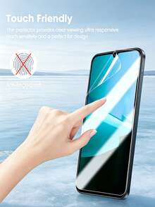 2 Stück Ultra HD Hydrogel-Film Vollabdeckung Handy-Bildschirmschutz kompatibel mit Honor 90 100 200 400 500 600 Lite Magic 5/6/7/8 Pro Lite explosionssicher kratzfest blasenfrei glatte ölabweisende Schicht einfache Installation kratzfest automatische Reparatur Schutzfolie unterstützt Fingerabdruckerkennung weiche Folie [kein Glas] - Transparent - Übersicht 9