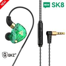 原装 QKZ AK6 Pro EDX Pro 单动圈单元 HiFi 低音入耳式耳机，带麦克风，3.5mm 立体声降噪运动耳机，ZST X 双动圈单元 - 紫色 - 查看 19