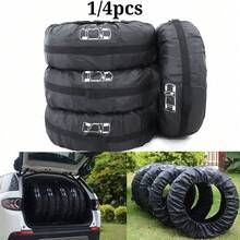 1 pièce/4 pièces Housse de pneu, Housse de pneu de rechange en taffetas, Sac de rangement pour pneus neige, Protecteur de roue - A - Voir 10