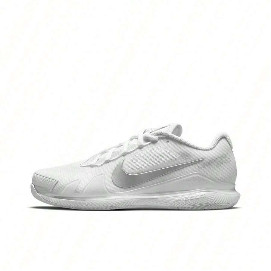 Nike Air Zoom Vapor Pro stoßabsorbierende und rutschfeste Low-Top Tennisschuhe für Damen, Weiß/Silber - CZ0222-108 - Übersicht 1