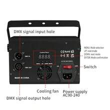 Lampu Pesta DJ Disko Lampu Dansa RGB Multi-Pola Strobo Dinamis Lampu Panggung yang Dikendalikan Suara dengan Kontrol Jarak Jauh dan DMX Pesta Keluarga Klub Bar Liburan Pernikahan Ulang Tahun Natal Pertunjukan Musik Dansa Karnaval Lampu Suasana - View 12