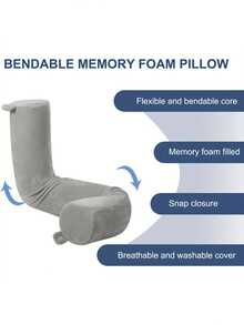 [Year-Round Use]1pc Essential Travel Accessory, Neck, Chin, Waist Support - Neck Pillow For Sleep Travel Airplane, Adjustable Bendable Roll Pillow, Pillow For Sleep, Travel Accessory, Bed Pillow - A - View 6
