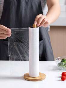 1 Stück Wandmontierter Papiertuchhalter, Bohrloser Wand Papiertuchhalter, Haushaltsartikel, Geeignet für Küche und Badezimmer Aufbewahrung, Badezimmer Organisation, Büro und Wohnzimmer Schrank, Badezimmer Zubehör - Aprikosenfarben - Übersicht 10
