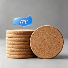 1pc/10pcs/30pcs/50pcs Custom Cork Coaster Set, Guest Wedding Favor, Engraved Coaster, Bridal Gift, Mother's Christmas Gift, Personalized Gift, Home Essential - Multicolor - View 13