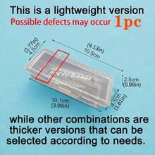 6/5/4/3/2/1pcs Portable Transparent Small Item Storage Box, Medicine Box, Travel Organizer, Bathroom Organizer, Cotton Swab Box, Toothpick Organizer, Dust-Proof Storage Box, Transparent Plastic Container Wholesale - Multicolor - View 15