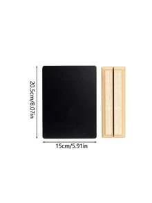 1/2pcs Mini Blackboard Signs With Stand, Seat Cards With Stand, Small Chalkboards, Suitable For Table Decor, Wedding, Birthday Party, Table Number, Food Labels, Message Board Signs And Event Decor, Restaurant Food Display, Message Board, Small Business, Wedding, Banquet, Coffee Shop, Mother's Day Graduation, Open Bar Signs (With Stand) (8.46*5.91 Inches) - Black - View 9