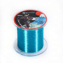 SOUGAYILANG Dây câu nylon mono, dây dẫn câu bằng chất liệu nylon cho nước mặn và nước ngọt - Màu xanh lam - Xem 12