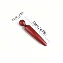 1/2 Pear-Shaped Solid Wood Massage Stick - Multifunctional Manual Wooden Acupoint Stick And Foot SAP Tool, Smooth Surface, Full Body Muscle Relaxation, Relaxation Aid, Best Gift Choice - A - View 8