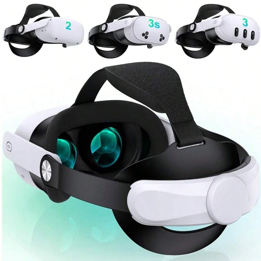 HELLCOOL  Adjustable Head Strap For  Quest 3S/Quest 3/Quest 2 Headstrap For VR Headset Accessories Enhanced Support - View 1