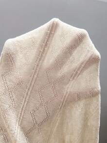 GRDR Pull tricoté à col de mouette léger pour hommes, couleur unie, manches courtes. Convient pour les sorties d'été, essentiel pour un style à la mode - Nude - Voir 7