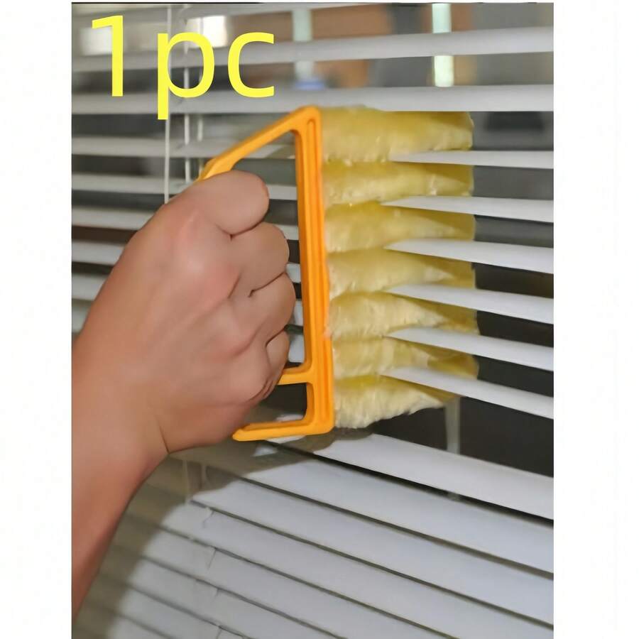 1 chiếc bàn chải vệ sinh rèm sáo, dụng cụ lau bụi đa năng cho rèm cửa sổ, bàn chải tẩy bụi tái sử dụng cho khe điều hòa, cửa chớp, rèm sáo Venetian, dụng cụ vệ sinh mini cho nhà, bếp, văn phòng, khe gió ô tô, thiết bị vệ sinh gia dụng