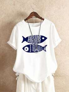 Women T-Shirts - 白色的 - 查看 1