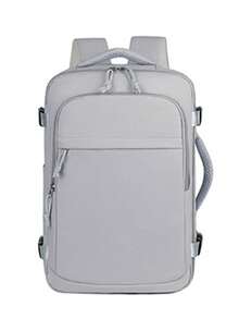 1pc Multi-Color Travel Laptop Backpack, Waterproof With Luggage Strap, Multi-Pocket Design, Suitable For Travel And Daily Use, Summer Essential - Multicolor - View 15