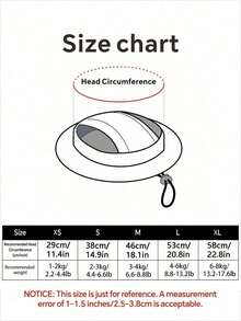 Polyester Sun Protection Lightning Rainbow Cloud Ear Hat, Anti-Drop, Adjustable, Sun Protection, Suitable For Small Dogs Year-Round Outdoor Wear (Not Suitable For Large Dogs) - White - View 3