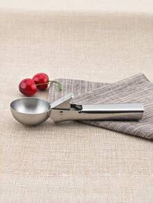 1pc Stainless Steel Multi-Function Ice Cream Scoop, Ice Cream Ball Scoop, Fruit Spoon, Multi-Purpose Ice Cream Ball Scoop, Multi-Purpose Ic…Cream Spoon, Ice Cream Fruit Spoon, Party Supplies, Home Goods, Kitchen Utensils, Essentail For Summer, - Multicolor - View 6