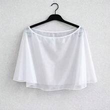 1件亮片短披肩新娘晚禮服外套輕盈網紗派對婚禮外套 - 彩色 - 查看 8