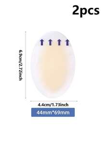 2/10pcs Hydrocolloid Blister Pads, Waterproof Invisible Gel Blister Bandages, Suitable For Heel, Toe, Foot Blister Prevention And Recovery, Anti-Chafing Shoe Insoles, Suitable For High Heels, Sports Shoes, Daily Foot Care - Multicolor - View 20