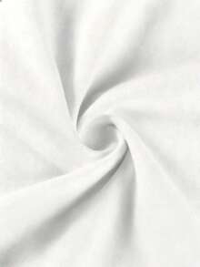 Camiseta de manga corta con estampado floral y cuello redondo - Blanco - Ver 4