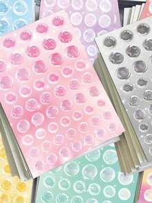 8pcs Colorful Bubble Stickers – Cute And Fun Designs – Perfect For Skateboards, Guitars, Phone Cases, Suitcases, Laptops, And Gifts - MultiWarna - View 5