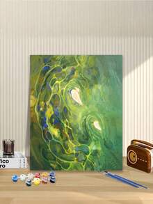 1/4pcs Adult Digital Oil Painting Set, Natural Landscape Digital Oil Painting, Includes Paint And Brushes, Numbered Painting, Handmade Wall Decor Artwork, Suitable For Beginners, Great Gift For Friends (Unframed) - A - View 6