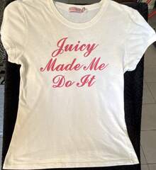 Camiseta de algodón blanca de manga corta con cuello redondo y estampado de  para mujer - Estilo - Ver 1