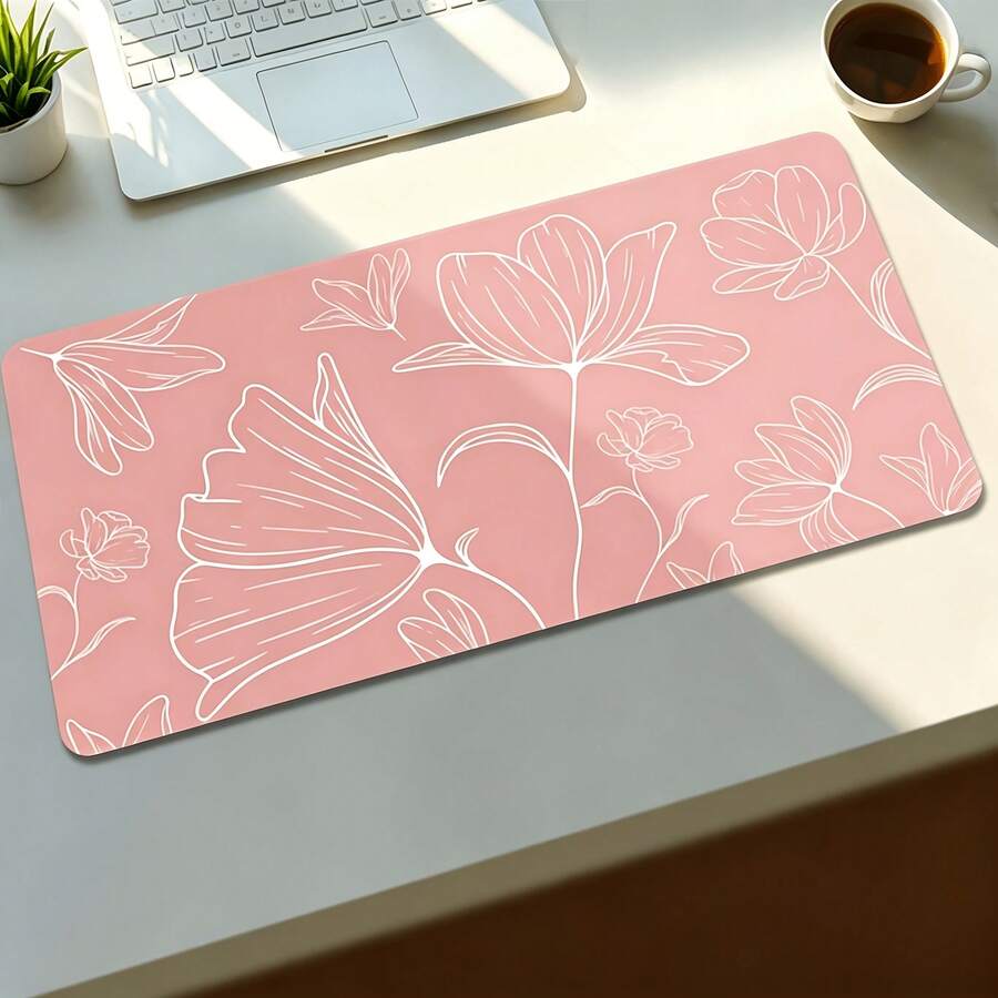 1pc Multiple Sizes Elegant Dust Rose Mouse Pad, Perfect For Gaming, Office And Home Desktop Additions, A Perfect Gift For Gamers - Mouse Pad - View 1